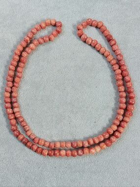 Vintage Natural Stone Necklace Strand - Sunstone